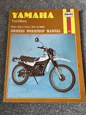 HAYNES WORKSHOP MANUAL YAMAHA TRAIL BIKES ENDURO 1971-1980 1983 EDITION for sale  Shipping to South Africa