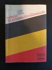 Précis grammaire allemande d'occasion  Aubenas