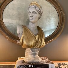 Artemis Diana sculpture statue bust Ancient Greek Classical sculpture Gold Resin for sale  Shipping to South Africa