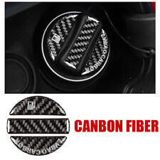 Adesivo de fibra de carbono peças interiores de carro tampa tanque de combustível acabamento acessórios de carro comprar usado  Enviando para Brazil