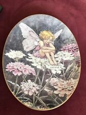 Royal Worcester Flower Fairies 75 Years The CandyTuft Fairy Plate, used for sale  Shipping to South Africa