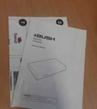 Bush instruction manual for sale  IPSWICH