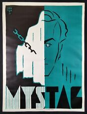 MYSTAG poster manifesto The Magician French Grande Lithograph 1940s Harfort B1, used for sale  Shipping to South Africa