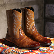 Men cowboy boots for sale  Shipping to Ireland