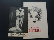 marlene dietrich programmes for sale  NOTTINGHAM