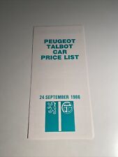 Peugeot talbot range for sale  NEWCASTLE UPON TYNE