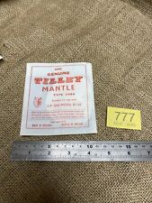 Genuine tilley 1744 for sale  Shipping to Ireland