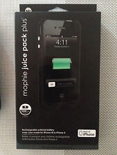MOPHIE JUICE PACK PLUS per Iphone 4 e 4S Cover batteria 2000mah usato  Italia