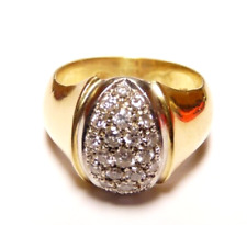 anello oro diamanti pave usato  Terni