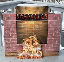 Cardboard christmas fireplace for sale  Dingmans Ferry