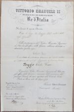 1872 diploma attestato usato  Teramo