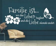 Wandtattoo leben familie gebraucht kaufen  Wilster