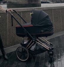 Cybex Priam Lux Rose Gold Chassis ; Carrycot Ferrari Pram Limited Edition, used for sale  Shipping to South Africa