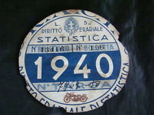 Bollo 1940 reale usato  Santena