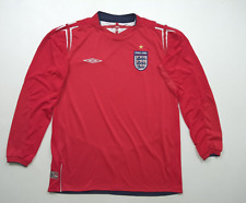 Inglaterra Umbro 2006 Visitante Camiseta Larga Camiseta Top Camiseta Maillot Talla L, usado segunda mano  Embacar hacia Argentina