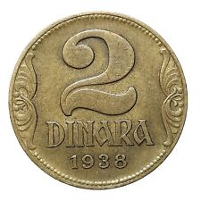 Jugoslavia dinara 1938 usato  Aosta