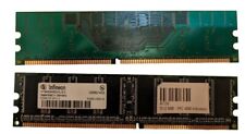 2x Infineon HYS64D64300HU-5-C 512 MB DDR 400 CL3 C3S555214002 PC400 comprar usado  Enviando para Brazil