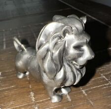 Used, Solid Pewter Lion Figurine Vintage 2002 Paperweight for sale  Shipping to South Africa