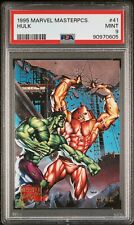 1995 Marvel Masterpieces #41 Hulk PSA 9 for sale  Shipping to South Africa