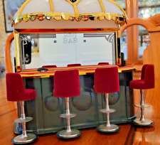Mini bar vintage para casa de bonecas, usado comprar usado  Enviando para Brazil