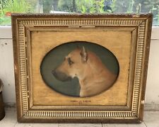 Antique dog portrait for sale  DEAL