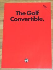 1984 golf convertible for sale  BANGOR
