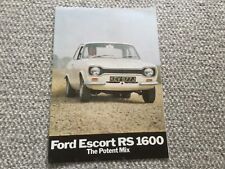 Ford escort rs1600 for sale  NANTWICH