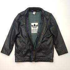 Adidas leather jacket for sale  CRAWLEY