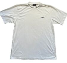 Umbro Mens T-Shirt Top XL White Sports Gym Casual for sale  Shipping to South Africa