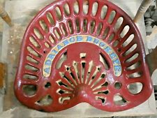 Used, VINTAGE  ADRIANCE BUCKEYE  VINTAGE   CAST  IRON  TRACTOR  IMPLEMENT  SEAT   for sale  Shipping to Ireland