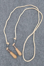 Usado, Cuerda de salto DE COLECCIÓN Manijas de madera de boxeo ~8 pies de largo cuerda rara versión 9 segunda mano  Embacar hacia Argentina