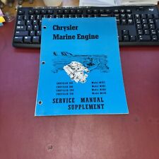 Chrysler marine engines for sale  Hingham