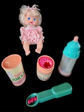 Używany, VTG Kenner Baby All Gone 1991 Butelka Wiśnie Słoik Łyżka formuła Lalka!! KOMPLET! na sprzedaż  Wysyłka do Poland