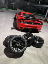 4x Ferrari 430 Challenge Centre lock 19" wheels with wet tyres not slicks for sale  Shipping to South Africa