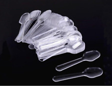 Usado, Mini cucharas desechables de plástico transparente de muestra/catador segunda mano  Embacar hacia Mexico