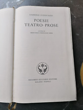 Gabriele annunzio poesie usato  Perugia