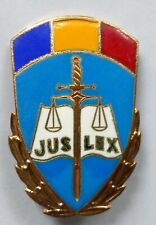 JUS LEX Magistrados Fiscal de Justicia Hermosa Insignia Excelente Medalla Rumania RARA segunda mano  Embacar hacia Mexico