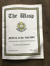 Wasp journal 16th for sale  CHICHESTER