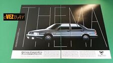 Pubblicità 1988 - LANCIA THEMA -automobile- Advertising Pubblicité clipping, usado segunda mano  Embacar hacia Argentina