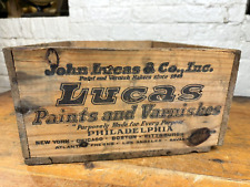 Vintage lucas paints for sale  Saco