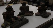Hand Made Clay African Figurines over 30 Years Old (All For One Price For All 3) for sale  Shipping to South Africa