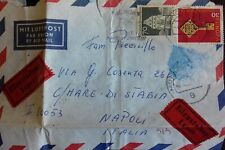 Francobolli lettera viaggiata usato  Napoli