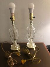 nice crystal 2 table lamps for sale  Palm Coast