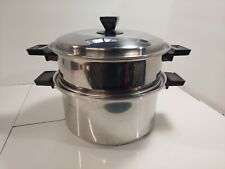Cucina Magic 304s Multi-Ply Stainless Stock Pot w/ Strainer Vented Lid CANADA for sale  Shipping to South Africa