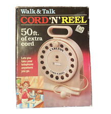 Vintage Carlton 70'S Extensão de Telefone Fixo Walk & Talk Cord'N'Reel 50 pés. Cabo comprar usado  Enviando para Brazil