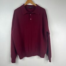 Hoy Moda by Raffi Polo Suéter Para Hombre Talla XXL Rojo 100% Cachemira Suéter segunda mano  Embacar hacia Mexico