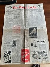 Vintage newspaper 1929 for sale  EASTLEIGH