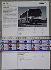 165) IVECO 370.12. 35. Omnibus, autokar turystyczny. Karta katalogowa, 1984 na sprzedaż  Wysyłka do Poland