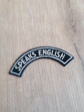 Patch militaire speak d'occasion  Grasse