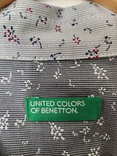 Benetton shirt blue for sale  WIRRAL